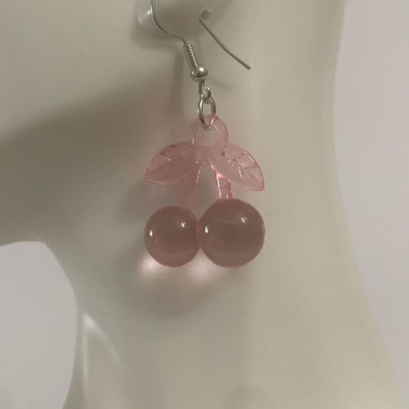 Cherry Statement Earrings - Picture 2 of 2